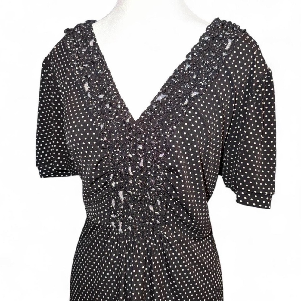 Rabbit Rabbit Rabbit Polka Dot Dress 16W - Picture 2 of 8